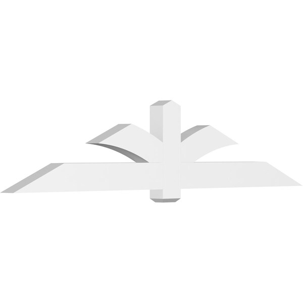 Ekena Millwork Redmond Architectural Grade PVC Gable Bracket, 96"W x 20"H x 4"D x 6"F, 5/12 Pitch GBP096X20X0406RED00 - main